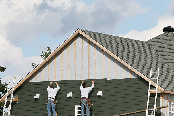 Professional Wood Siding technician working in King, NC